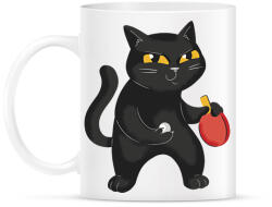 printfashion Ping pongos macska - Bögre - Fehér (17824970)