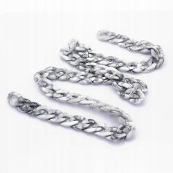 MIXFORM Hegesztés nélküli akril lánc Szürke 29x21x6mm 1m (13WB23688)