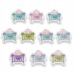 MIXFORM Gombok Fa Koja ágy 31x31x2mm 10db (14WB9616)