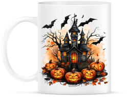 printfashion Halloween kastély - Bögre - Fehér (17751950)