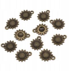 MIXFORM Virág medál ötvözet 18.6x15x2.5mm 10db (13WB20754)