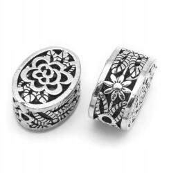 Mixform Filigrán gyöngyök sárgaréz ovális 14.5x10x7.5mm 2db (13WB20998)