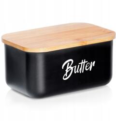  Vajtartó Fém Fából Készült vajtartó konyhai vajtartó (5904316496081)