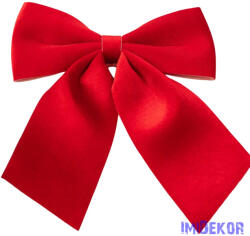 Elegáns bársony masni, 28 x 34cm - Piros