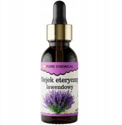Pure Chemical Levendulaolaj Természetes Levendula Illóolaj, Tiszta, Hozzáadott Anyagok Nélkül, 30ml (Olejek lawendowy naturalny do sauny 30ml)