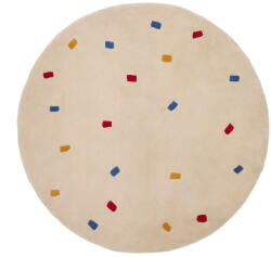 Kave Home Krémszínű pamut gyerek szőnyeg ø120 cm Luli - Kave Home