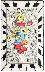 Conceptum Hypnose Music csúszásgátlós gyerekszőnyeg, 100 x 160 cm Conceptum Hypnose