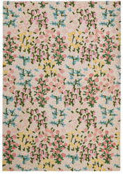 Flair Rugs Krémszínű kézi szövésű gyapjú szőnyeg 200x290 cm Emilia Floral - Flair Rugs