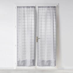 douceur d'intérieur Szürke átlátszó függöny szett 2 db-os 70x200 cm Candide - douceur d'intérieur