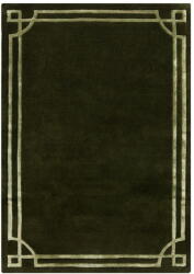 Flair Rugs Sötétzöld kézi szövésű gyapjú szőnyeg 200x290 cm Gatsby - Flair Rugs