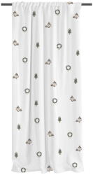 Butter Kings Fehér pamut-szatén függöny 110x250 cm Festive Car - Butter Kings