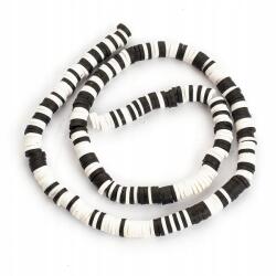 Mixform Heishi Polymer Agyag gyöngyök 6x1mm 290db/38cm (13WB28844)