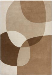 Flair Rugs Barna-bézs gyapjú szőnyeg 120x170 cm Glow - Flair Rugs