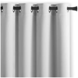 Restilo Fehér dimout (részleges sötétítő) függöny 140x175 cm Kierra - Restilo