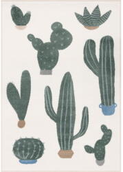 FD Zöld-elefántcsont színű gyerek szőnyeg 80x150 cm Cacto Malachite - FD