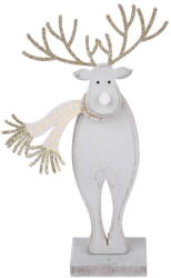 Ego dekor Karácsonyi rénszarvas figura sállal - Ego Dekor