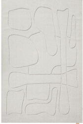 Agnella Világosszürke gyapjú szőnyeg 133x190 cm Morphic - Agnella