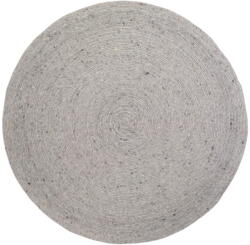 Nattiot Neethu szürke kézzel készített szőnyeg gyapjú és pamut keverékből, ø 140 cm - Nattiot