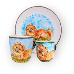 BögreManufaktúra Pomerániai törpespicc reggeliző készlet