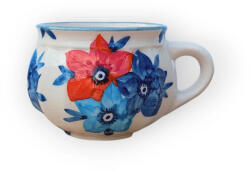 BögreManufaktúra Kék virágos csupor bögre