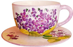 BögreManufaktúra Ibolya jumbó bögre és reggeliző tányér