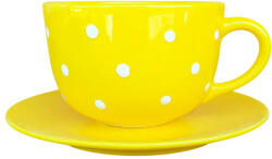 BögreManufaktúra Jumbo bögre és reggeliző tányér sárga