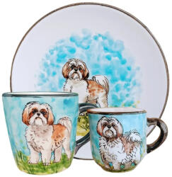 BögreManufaktúra Shi-tzu reggeliző készlet