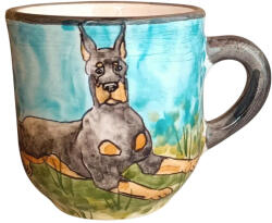 BögreManufaktúra Dobermann kávés bögre