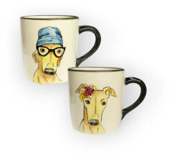 BögreManufaktúra Valentin napi agárfiú és agárlány bögre