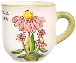 BögreManufaktúra Bíbor Kasvirág kávés bögre Echinacea Purpurea
