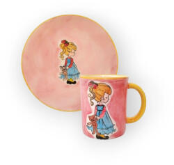 BögreManufaktúra Kislány reggeliző tányér és bögre