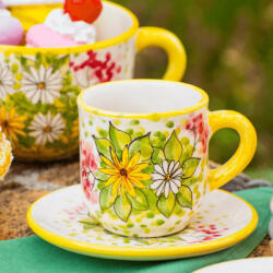 BögreManufaktúra Margaréta kávésbögre kistányérral