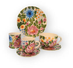 BögreManufaktúra Virágos reggeliző nagy szett FL002 - mezei virágok