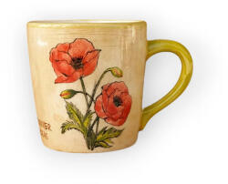 BögreManufaktúra Pipacs bögre Papaver Rhoeas