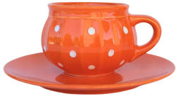 BögreManufaktúra Csupor bögre és reggeliző tányér narancs