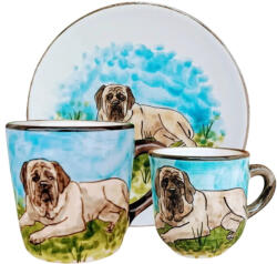 BögreManufaktúra Angol masztiff reggeliző készlet