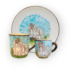 BögreManufaktúra Máltai selyem reggeliző készlet