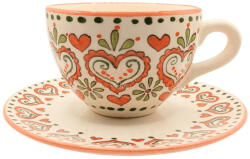 BögreManufaktúra Karácsonyi Szívek Kisjumbó Tányérral