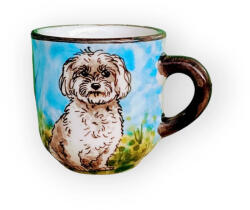 BögreManufaktúra Máltai selyem rövidszőrű kávés bögre