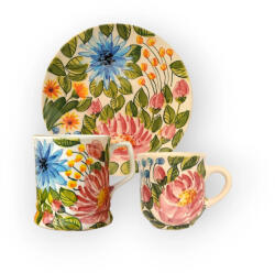BögreManufaktúra Virágos bögre reggeliző szett FL002 - mezei virágok
