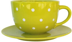 BögreManufaktúra Jumbo bögre és reggeliző tányér neon zöld