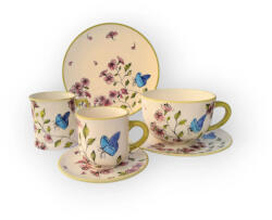 BögreManufaktúra Tavaszi pillangós reggeliző nagy szett