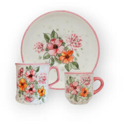 BögreManufaktúra Csipkerózsa vadvirág reggeliző szett