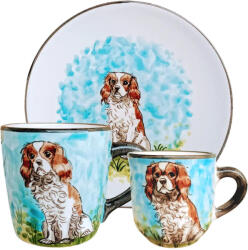 BögreManufaktúra Cavalier King Charles reggeliző készlet
