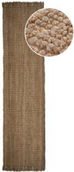 Flair Rugs Natúr színű kézi szövésű juta futószőnyeg 60x300 cm Jute Boucle - Flair Rugs