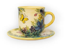 BögreManufaktúra Kékek kávés bögre és kistányér