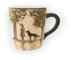 BögreManufaktúra Vicces kutyás lánnyal bögre VK018