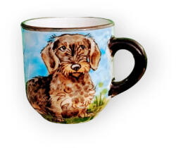 BögreManufaktúra Tacskó drótszőrű kávés bögre