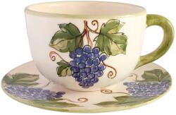 BögreManufaktúra Szőlős jumbó bögre és reggeliző tányér