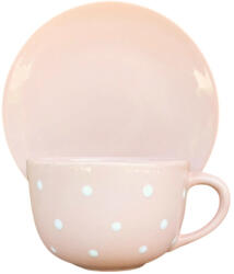 BögreManufaktúra Jumbo bögre és reggeliző tányér pasztell rózsa